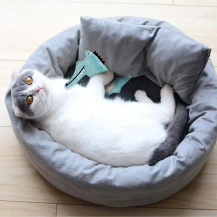 cute  Soft Plush Cat Bite Toy