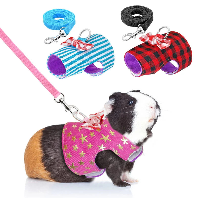 cute Star Pattern Pet Harness for Small Animals

