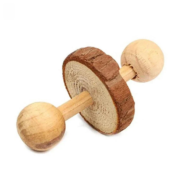 cute Wooden Unicycle for Small Animals
