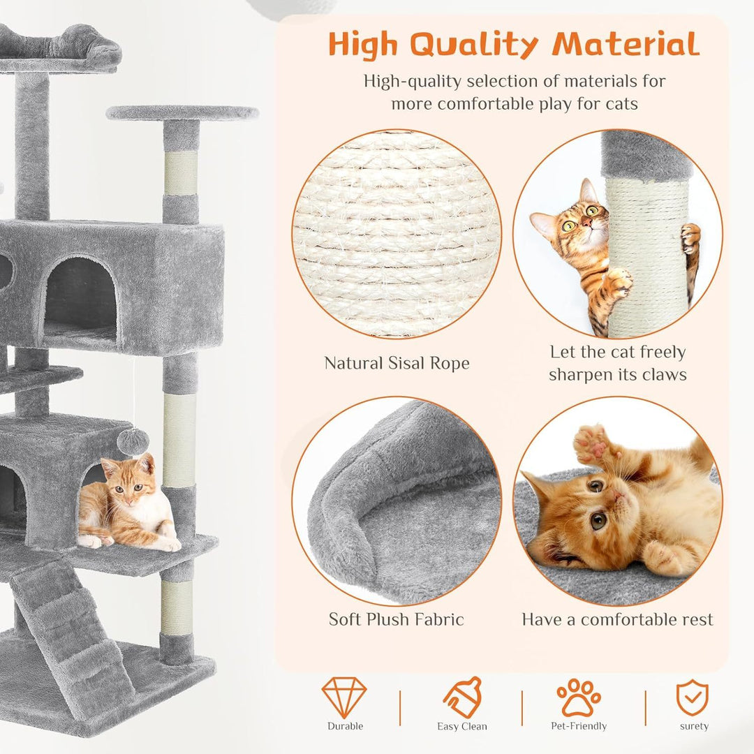 Cat tree with high-quality material features
