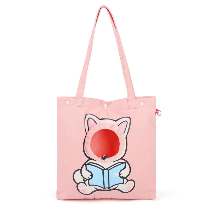 Pink Color Pet Canvas Shoulder Bag
