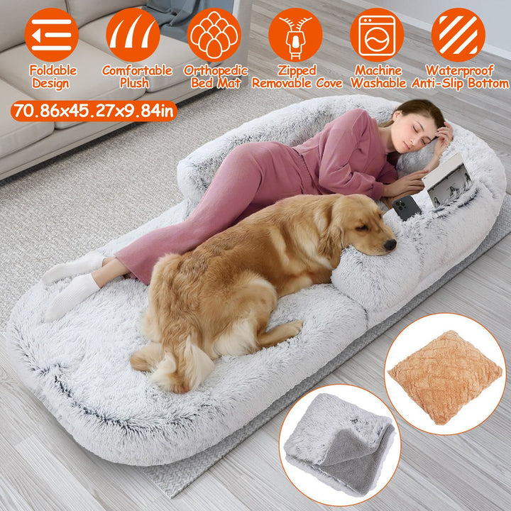 Large Human-Size Dog Bed