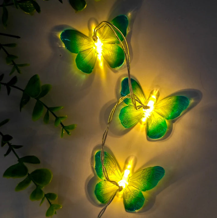 decoration with Butterfly-shaped lights