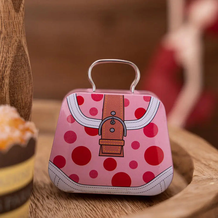 doll shape metal handbag for Christmas
