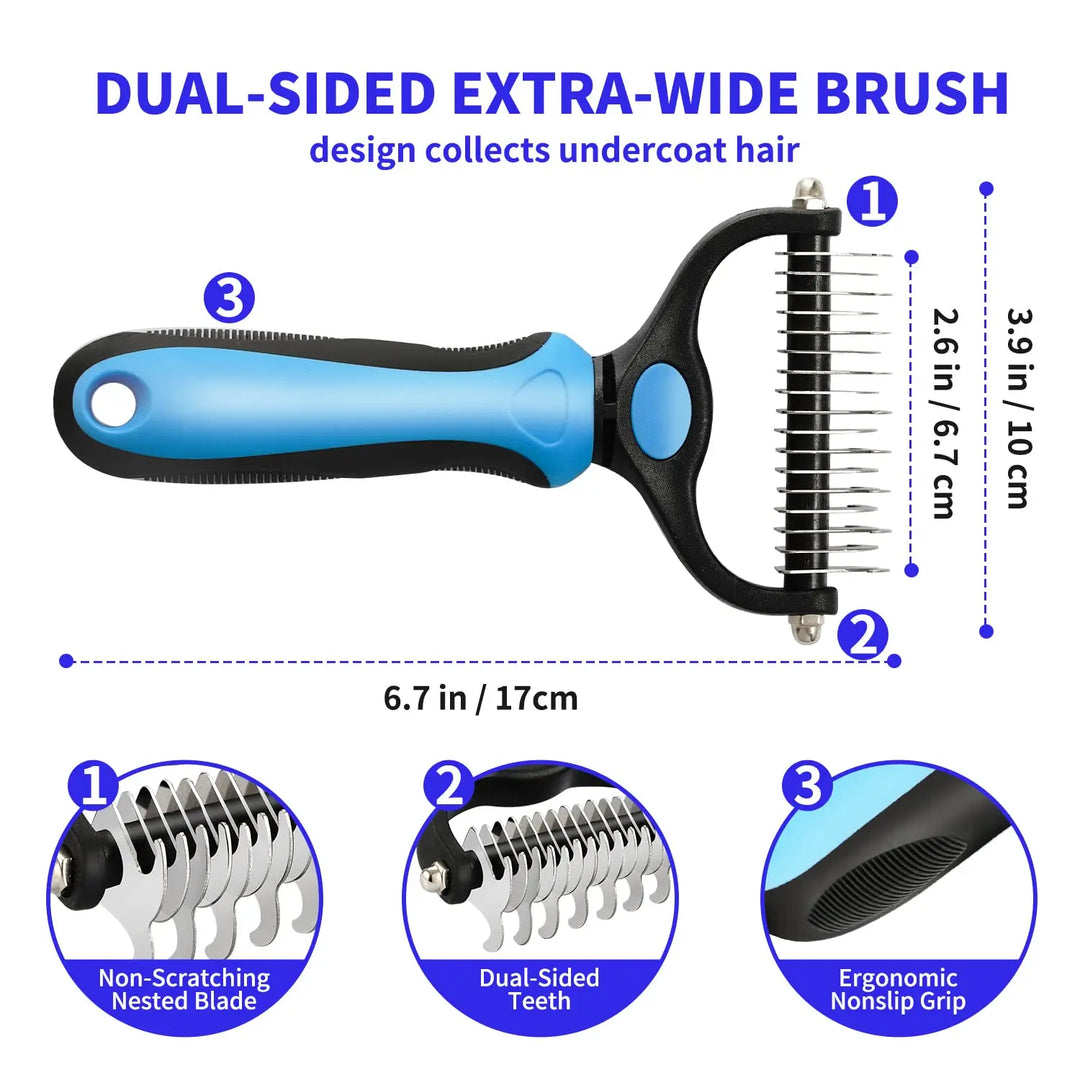 dual side extra wide brush 