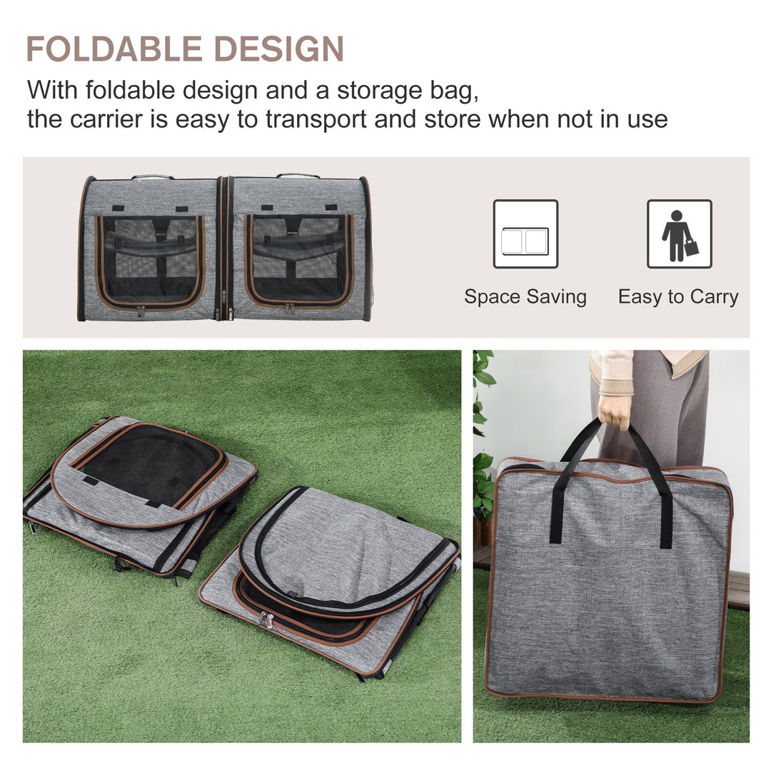 Secure Foldable Cat Carrier For Car