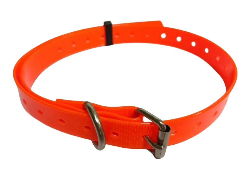 Orange dog Waterproof collar with metal buckle