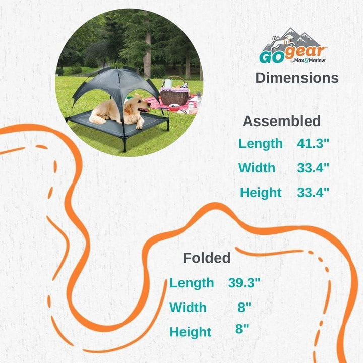 Camping Pet Bed With Canopy