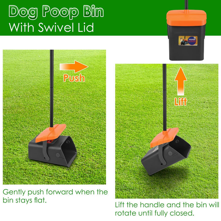 Dog Poop Bin with Swivel Lid