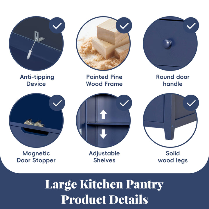 large kitchen pantry product details 