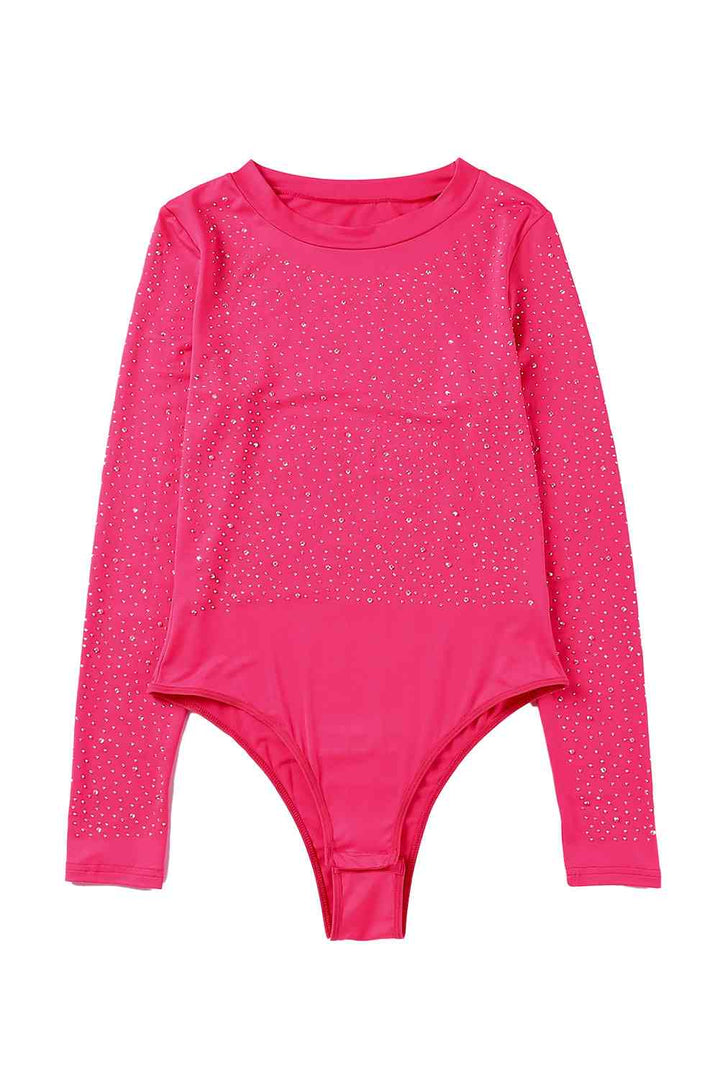 pink  Classic Round Neck Bodysuit 1 pec 