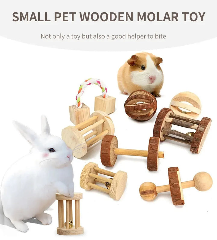 small pet wooden molar toy 