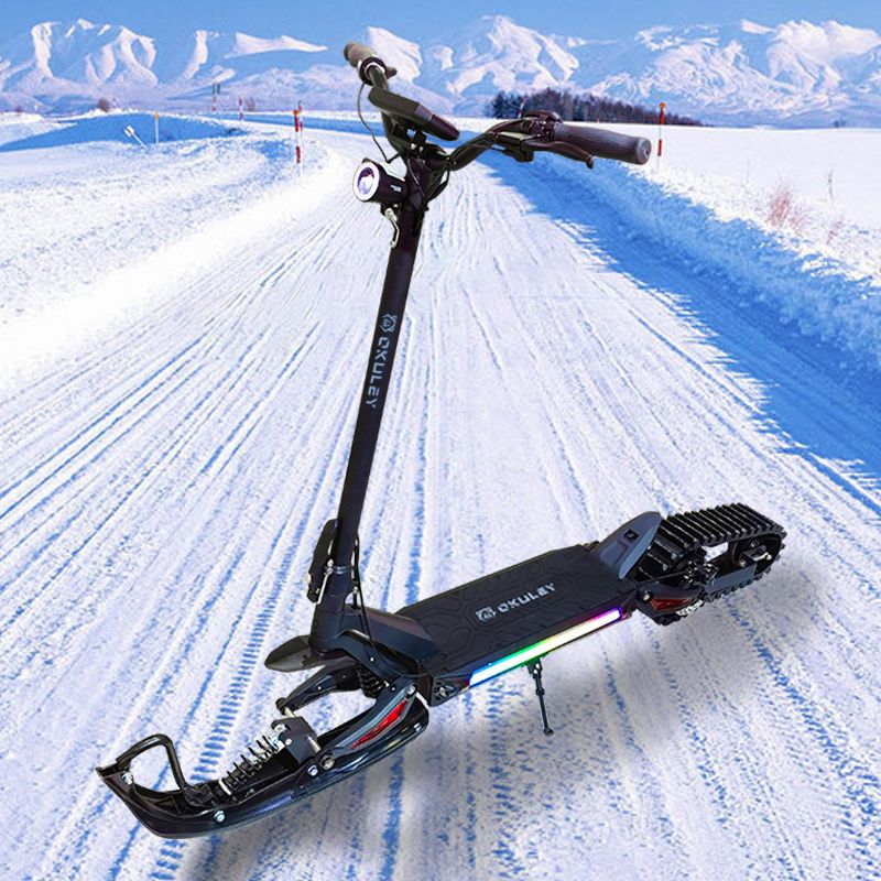 Adult Electric Snow Scooter (2000W/ 30KM Range/ 30KMPH Top Speed) Black - XD1500